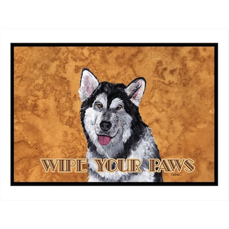 Carolines Treasures 18 x 27 in. Alaskan Malamute Indoor Or Outdoor Mat CA74700